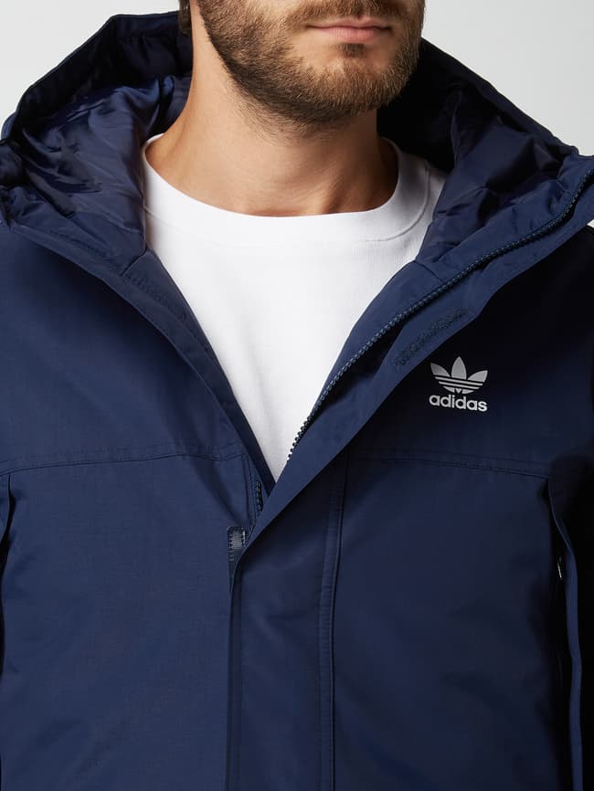 adidas Originals Parka mit Logo Details dunkelblau online kaufen