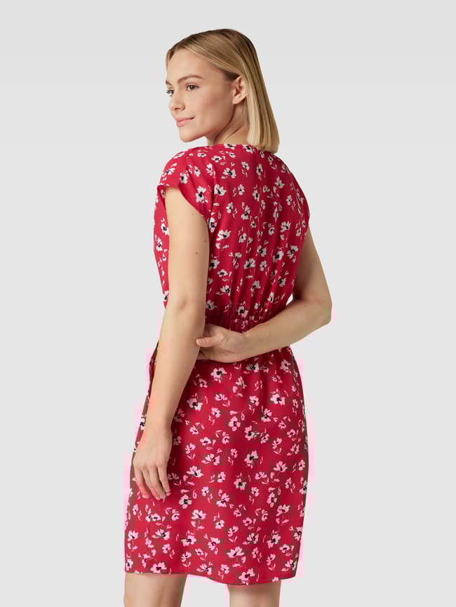 ICHI Knielange jurk met all-over motief, model 'Bruce' in