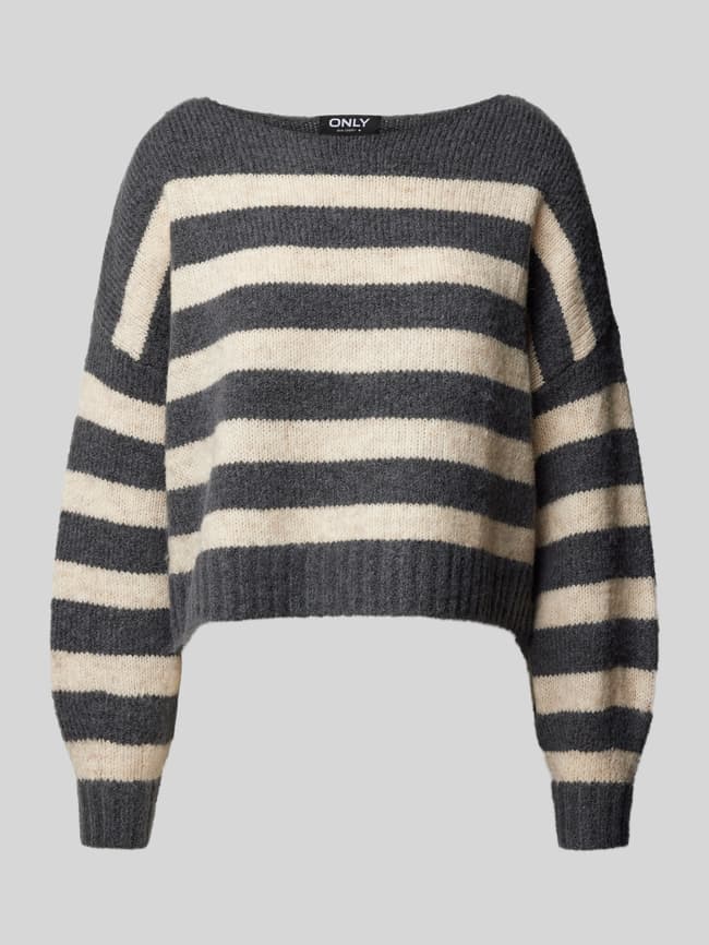 Only Strickpullover mit überschnittenen Schultern Modell 'AYA LIFE