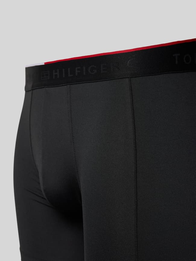 Tommy Hilfiger Boxershorts mit elastischem Label-Bund im 3er-Pack 