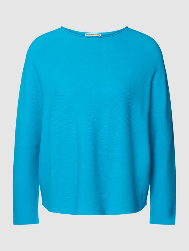 Drykorn Strickpullover in Ripp-Optik Modell 'MIMAS' (ocean) online