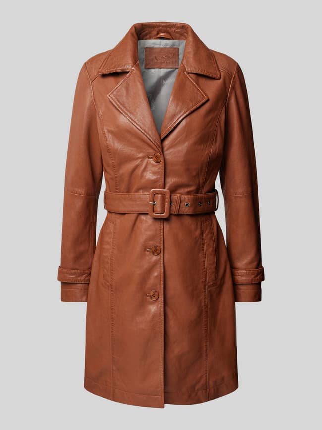 Dames PVC-trenchcoat Kunstleer Trenchcoat Lange Stijl Regenjas Slim Fit Kunstleer Dames Leren Jas a kunstleren jas voor dames(Rouge,M