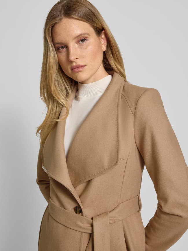 Belted Wrap Ted Baker Ellgenc Coat Camel Midi Coat Rose Wool