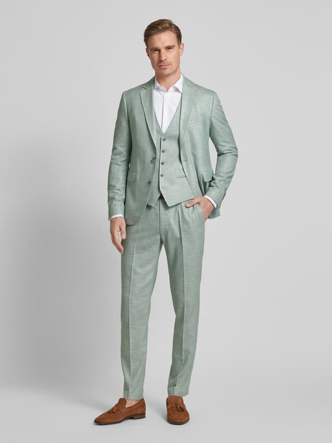 SELECTED HOMME Slim fit 2-knoops colbert, model 'CORBY' in lichtgroen
