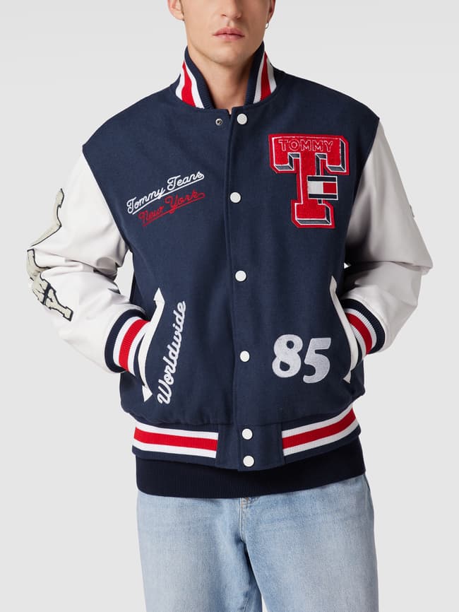 Tommy Jeans College-Jacke Label-Details online kaufen
