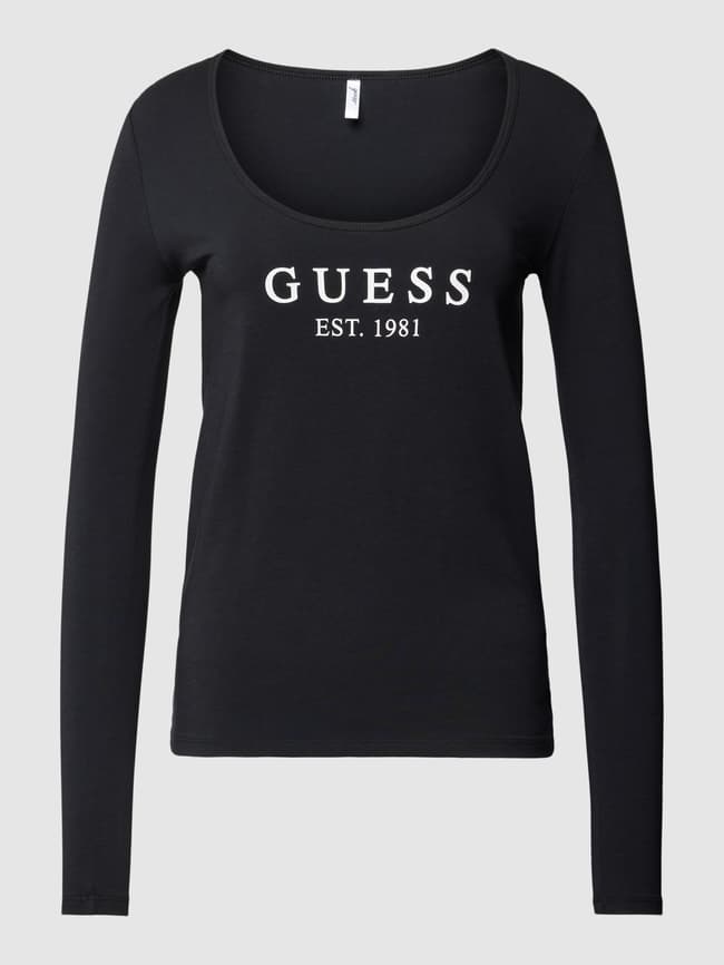 Guess shirt online zwart