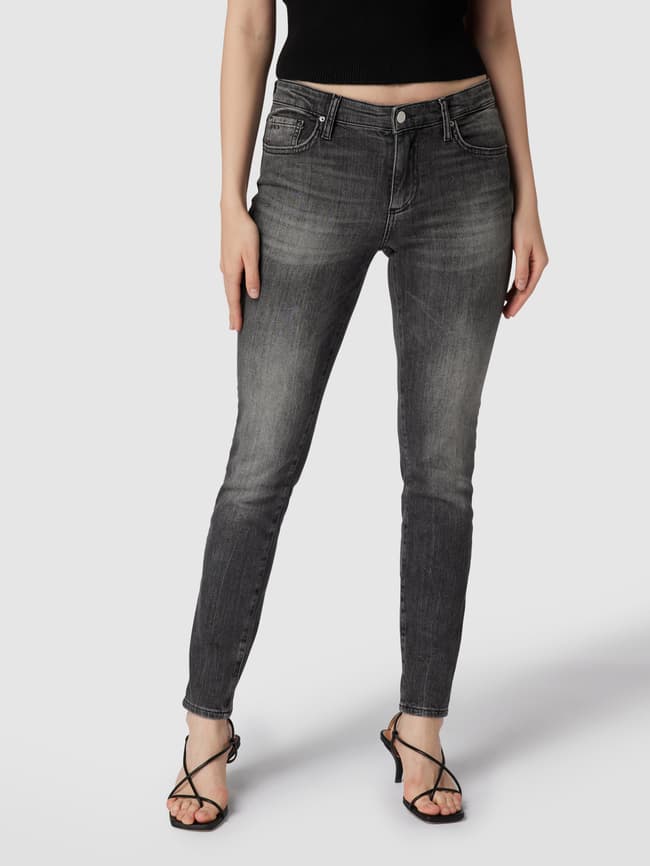 ARMANI EXCHANGE Super Skinny Fit Jeans mit Label-Details 