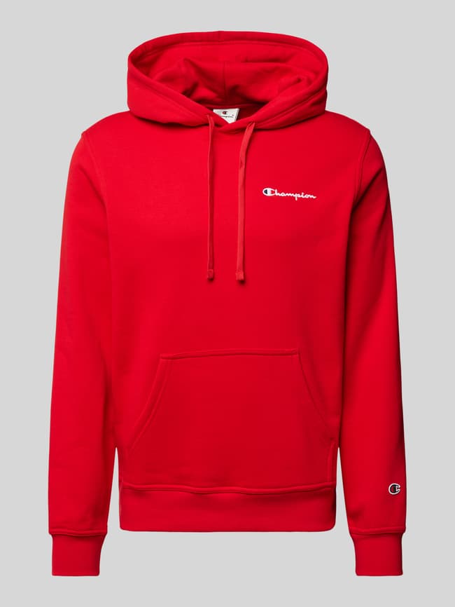 Herren Kapuzenpullover Champion Pulli Damen Rot Hoodie
