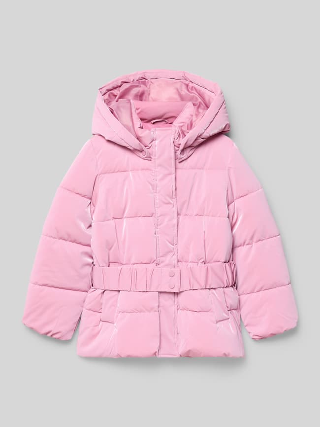 Only Regular Fit Steppjacke mit abnehmbarer Kapuze Modell 'ELISE