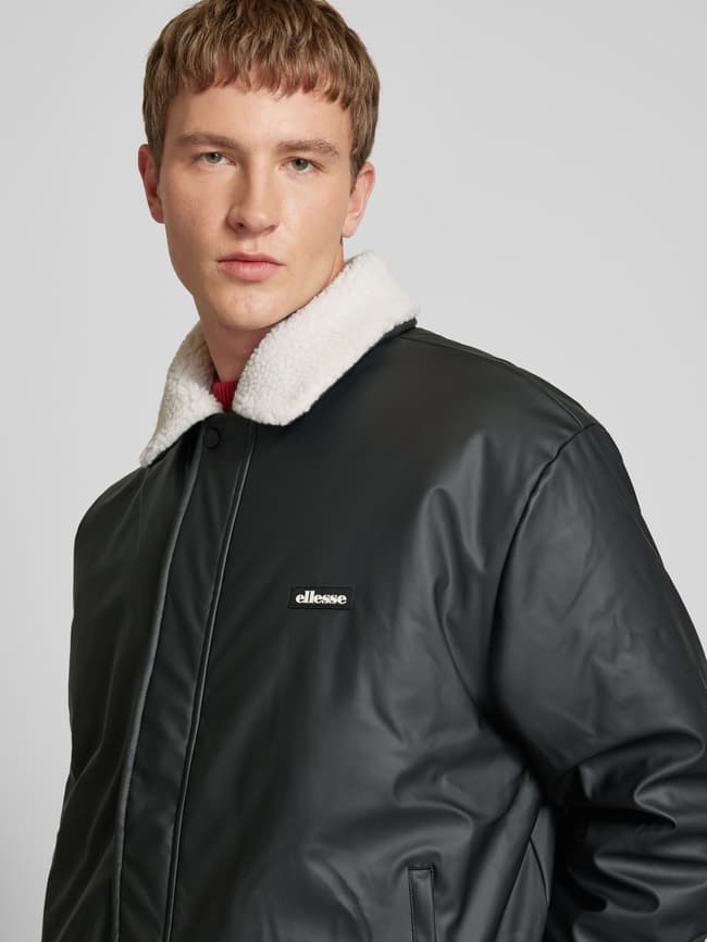 Ellesse Jacke mit Teddyfell Modell 'TREMBLANT' (black) online kaufen