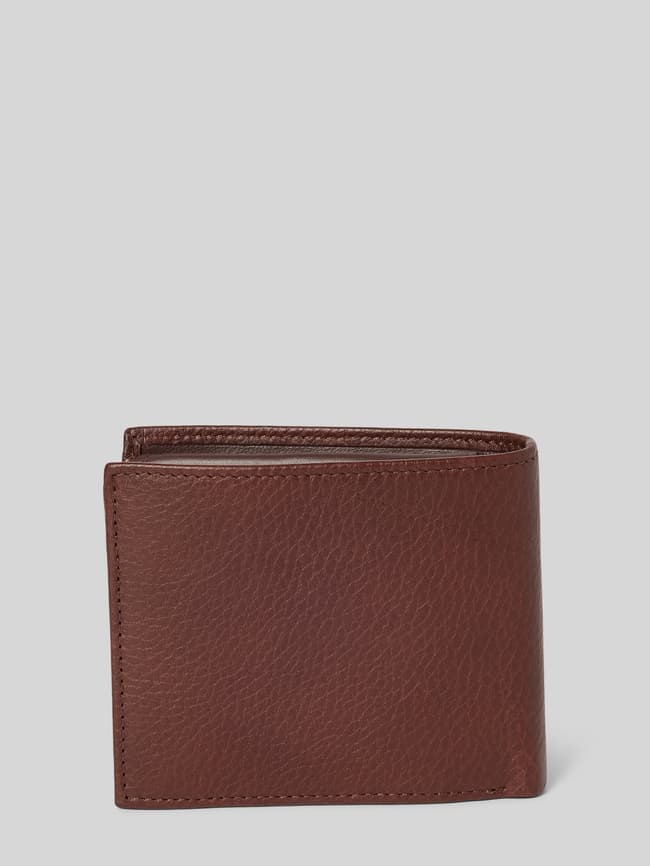 Tommy Hilfiger Portemonnaie aus Rindsleder mit Label-Detail  