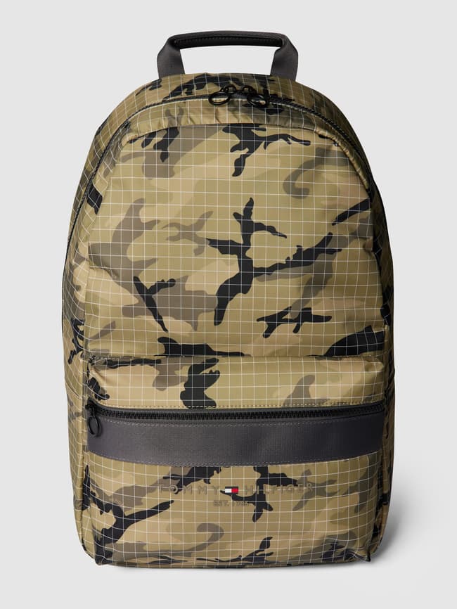 Tommy Hilfiger Rucksack mit Camouflage Muster khaki online kaufen