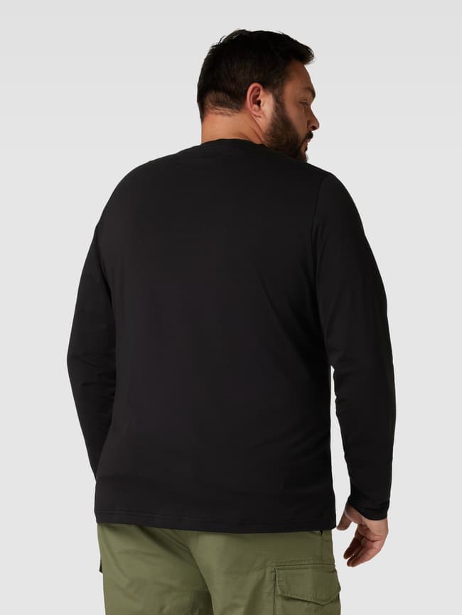 Tommy Hilfiger Big & Tall PLUS SIZE Slim Fit Longsleeve mit Label 