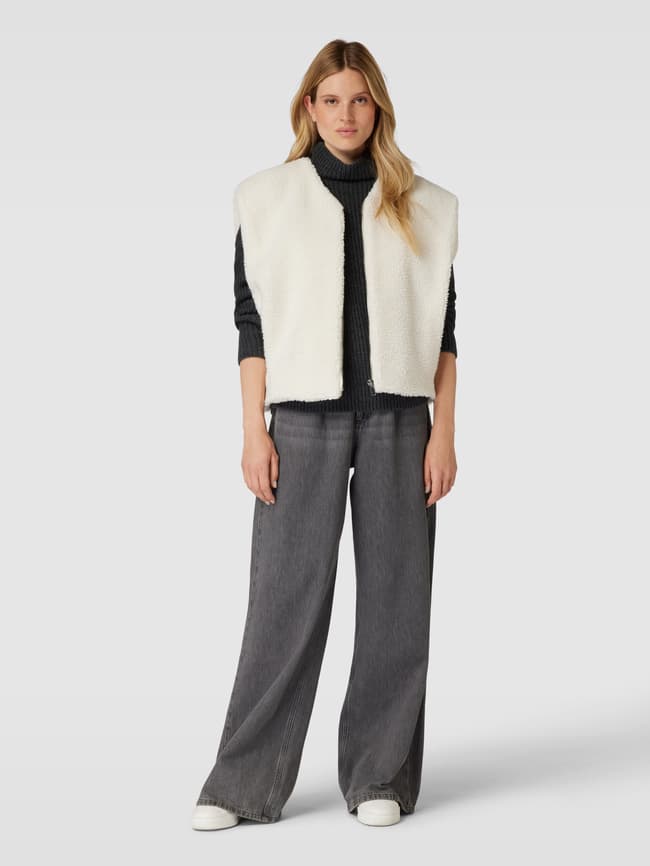Michi von Want X P&C* Oversized Strickpullover mit Stehkragen 