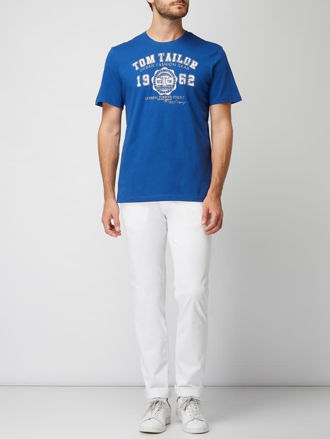 Tom Tailor T-Shirt mit Logo-Print kaufen (royalblau) online