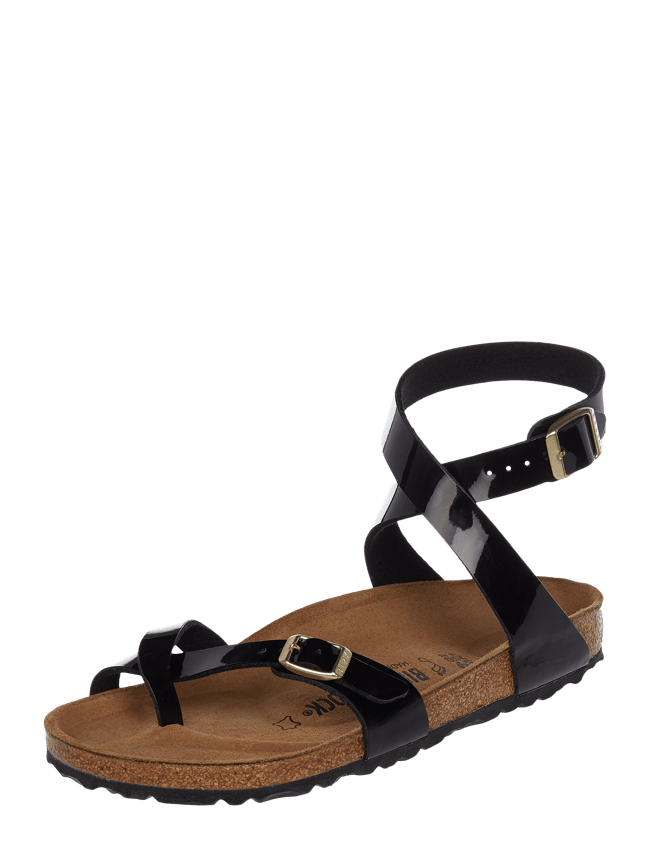 Birkenstock Sandalen Yara in Lackoptik black online kaufen