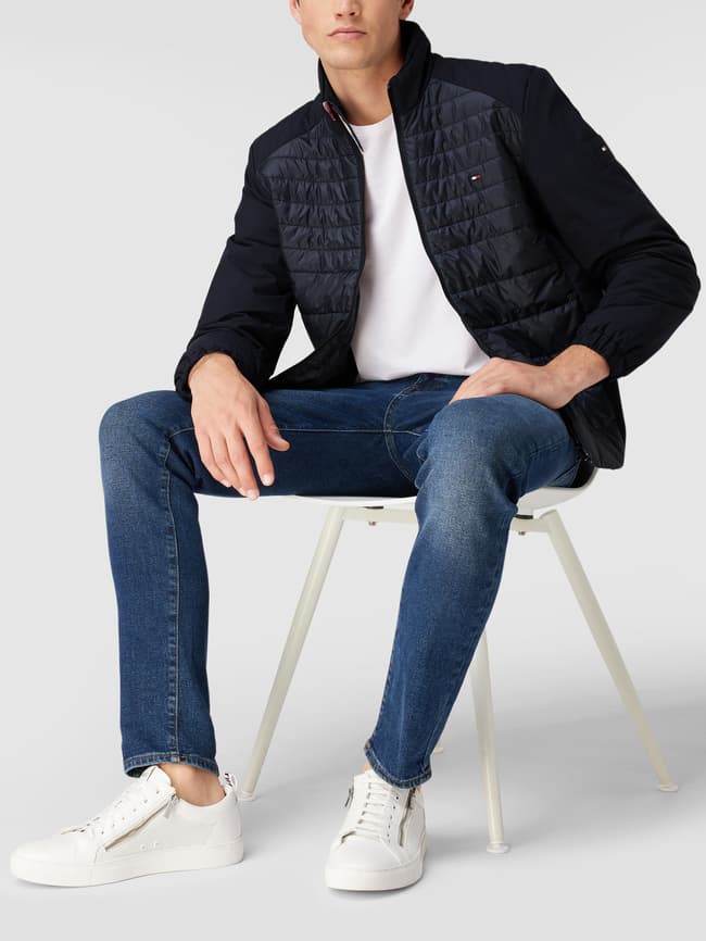 Tommy Hilfiger Steppjacke mit Label-Details (marine) online kaufen 
