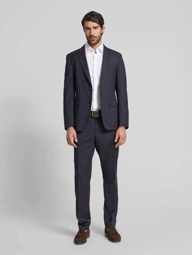 BOSS Business-Hemd mit 1/2-Arm und Kentkragen Modell 'Joe' (weiss