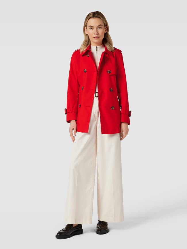 Esprit Trenchcoat mit Taillengürtel (rot) online kaufen