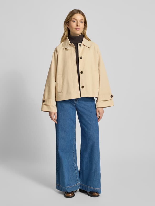 Mango Jacke mit Eingrifftaschen Modell 'NEWLIPA' (beige) online