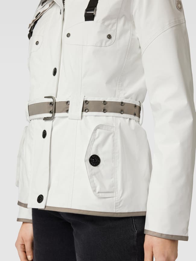 Wellensteyn Regular Fit Funktionsjacke mit Gürtel Modell 'CHOCANDY