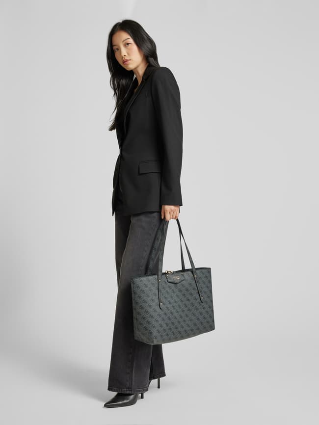 Tasche Shopper Guess Tasche Steppoptik Schwarz Guess Shopper Mit