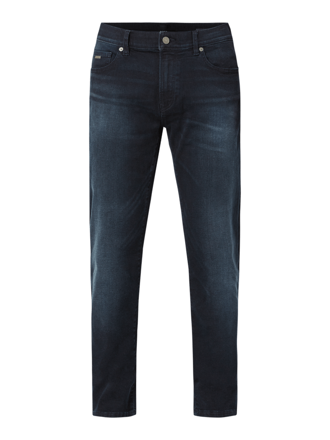 BOSS Orange Regular Fit Jeans mit Stretch-Anteil (dunkelblau 