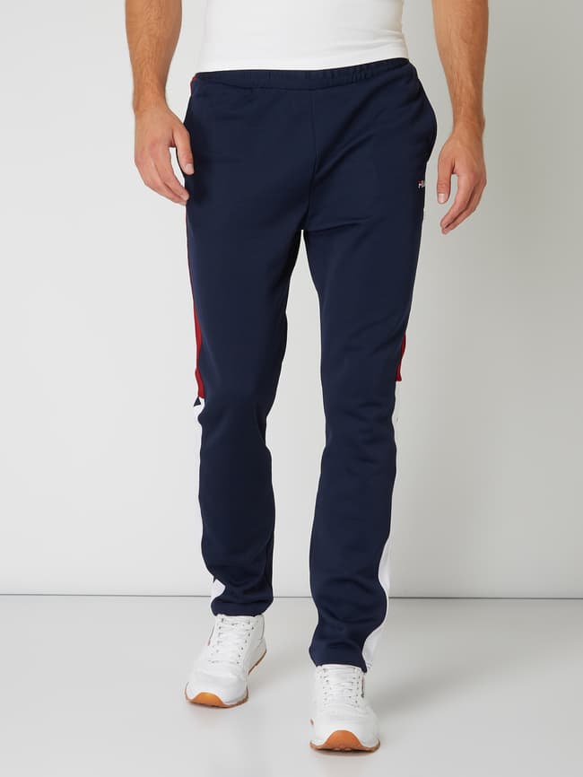 FILA Sweatpants mit Kontraststreifen (dunkelblau) online kaufen