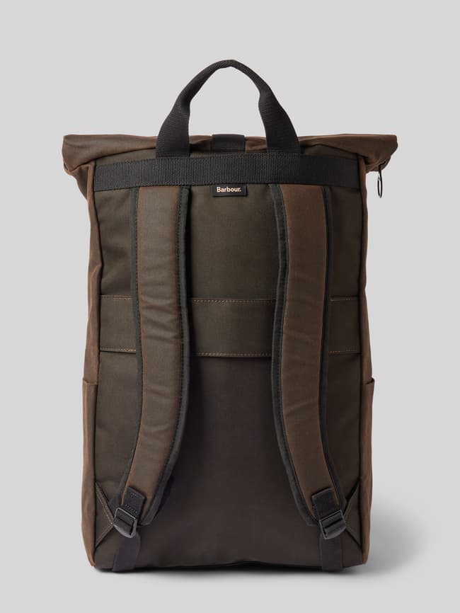 Barbour Rucksack mit Schulterriemen Modell Field gruen online kaufen