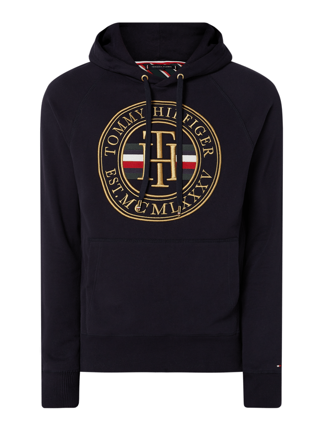 Tommy Hilfiger Hoodie mit Logo Stickerei marine online kaufen