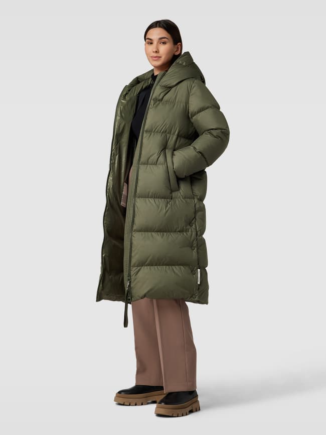 Marc O'Polo Daunenmantel mit Kapuze (oliv) online kaufen