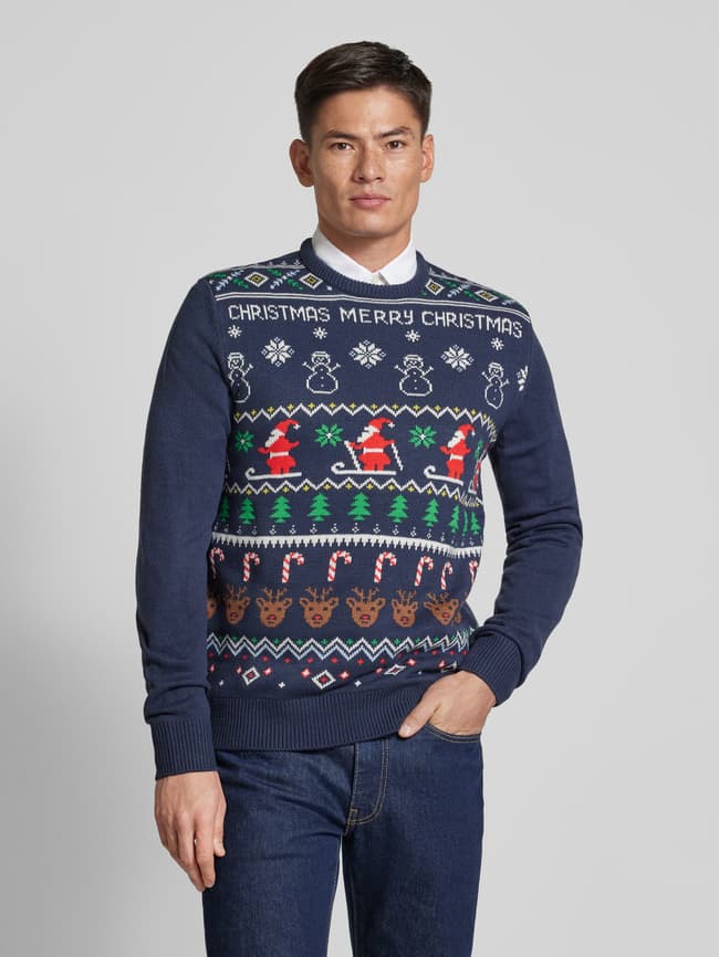 Weihnachtspullover Montego Pullover Herren Montego Pullover Peek