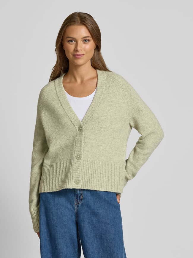 OPUS Strickjacke mit V-Ausschnitt Modell 'Dassi' (mint) online kaufen