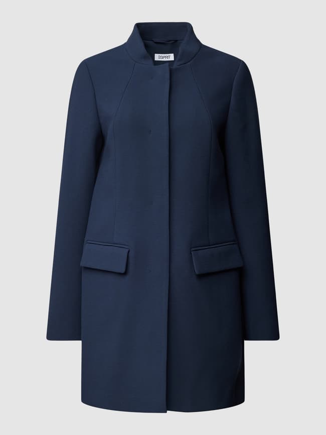 Esprit Wollmantel Mit Stehkragen Esprit Wollmantel Grau