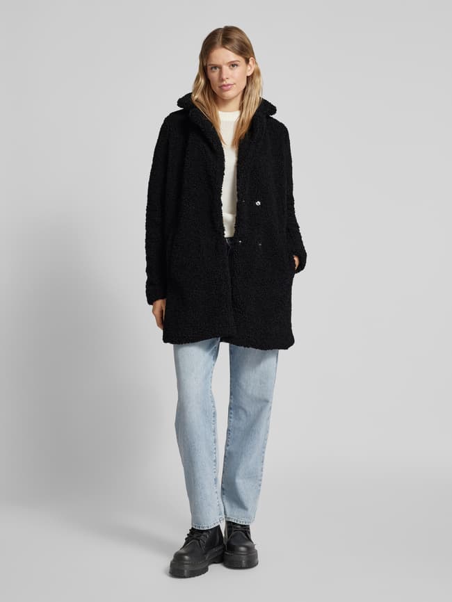 Teddyfell Modell Teddy Coat Noisy May Noisy May Mantel Mit