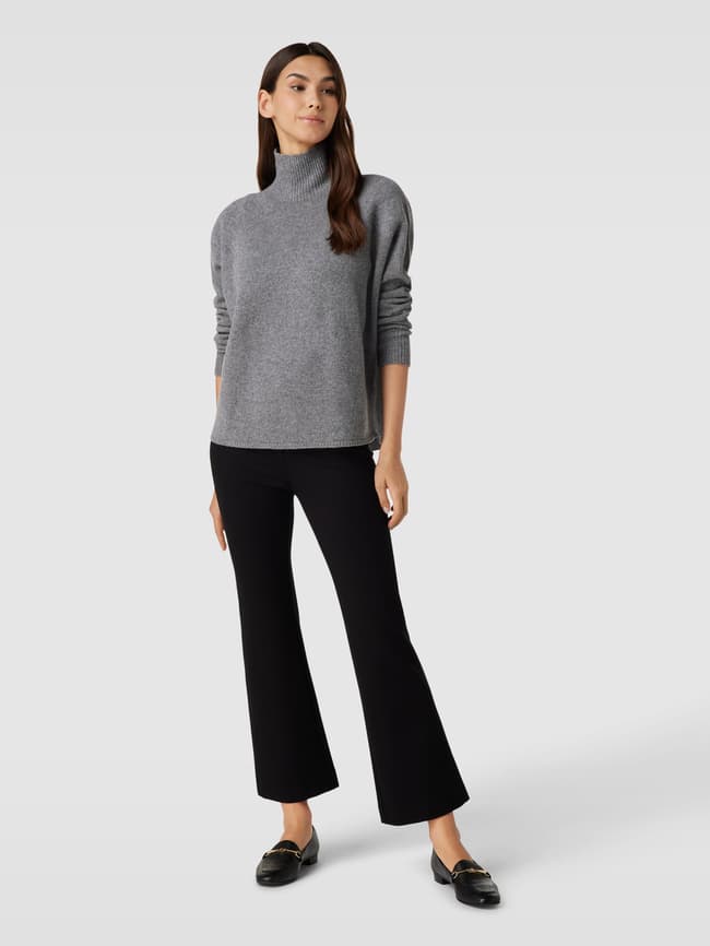 Drykorn Strickpullover aus Schurwolle mit Stehkragen Modell 'LYZA - Main Image