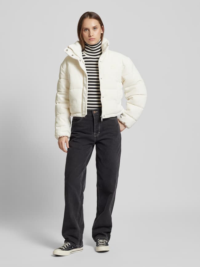 Winterjacke Lange Lederjacke Damen Bershka Kapuze Tommy Jeans