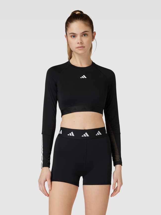 Adidas Training Cropped Longsleeve mit Logo-Detail (black) online 