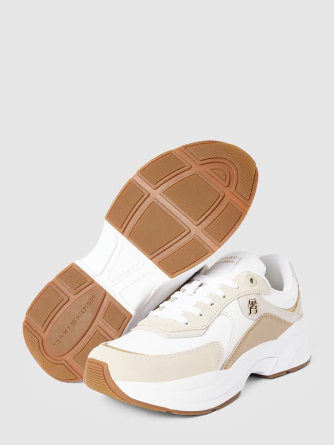 Tommy Hilfiger Sneaker aus Leder-Mix Modell 