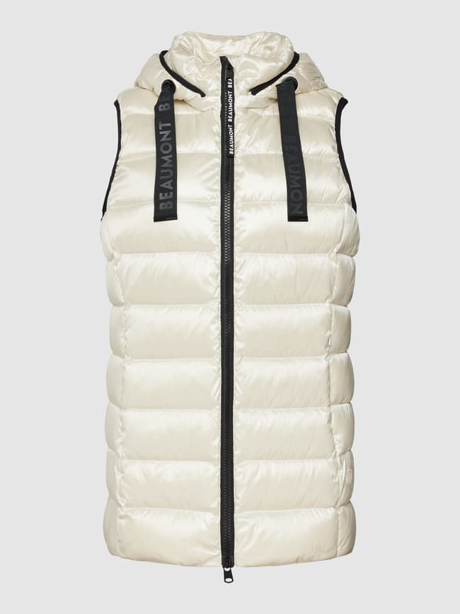 Beaumont Amsterdam Daunenweste mit Label-Details (offwhite) online - Main Image