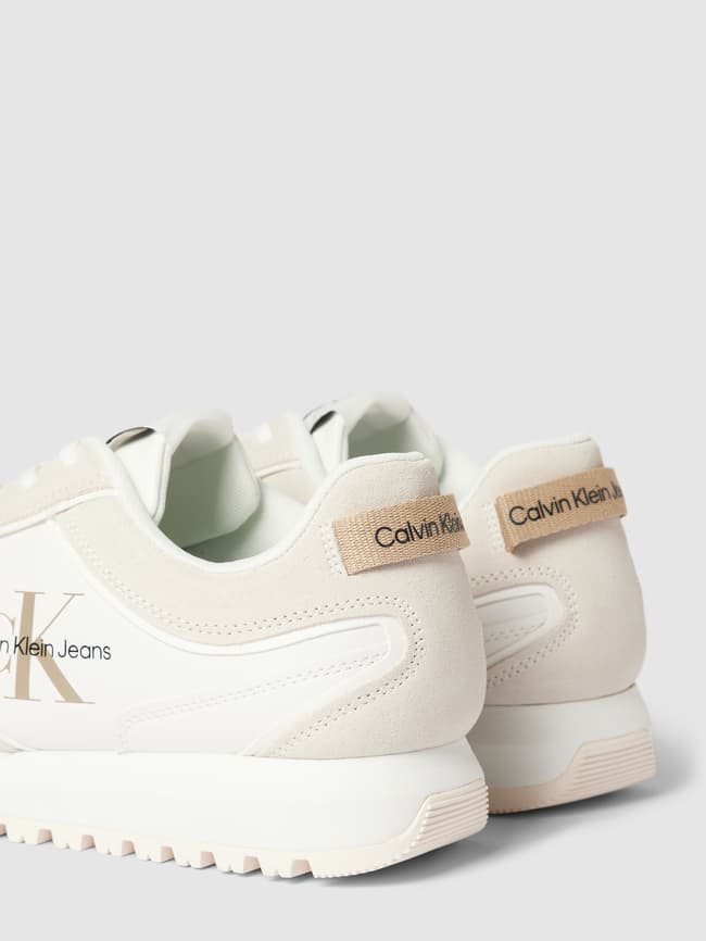Calvin Klein Jeans Sneaker mit Label-Details (beige) online kaufen