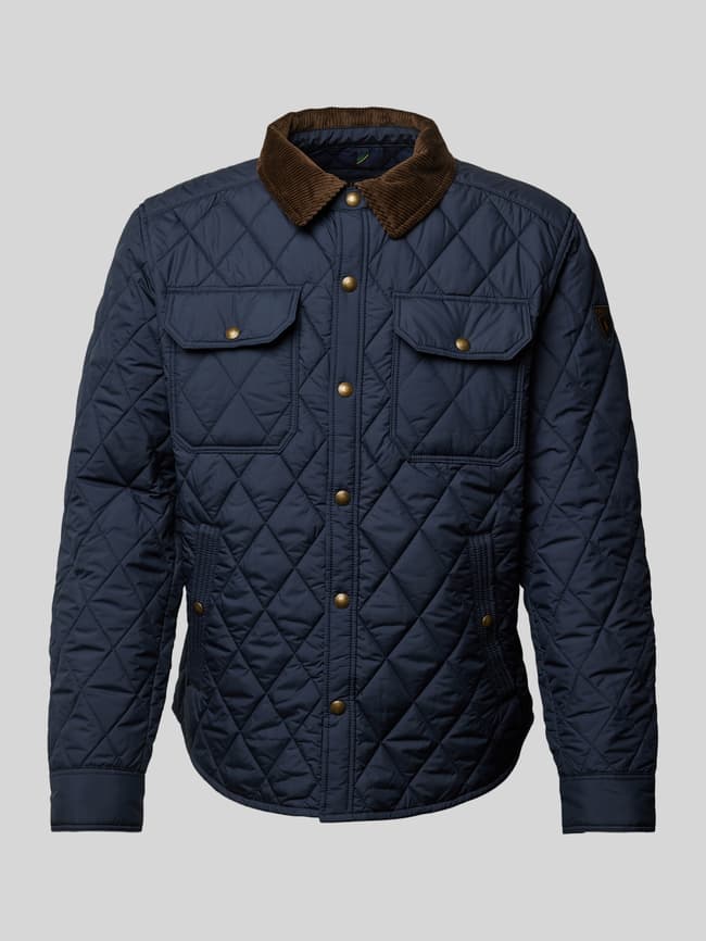 Polo Ralph Lauren Steppjacke mit Druckknopfleiste (marine) online