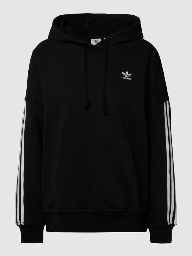 adidas Originals Hoodie mit Label Streifen black online kaufen