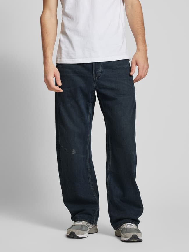 Comycom Heupjeans, stretch, slagbroek, donkerblauw, Star Break