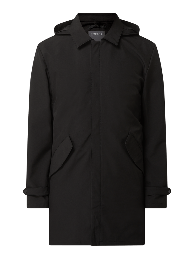 Esprit Collection Jacke mit abnehmbarer Kapuze (black) online kaufen