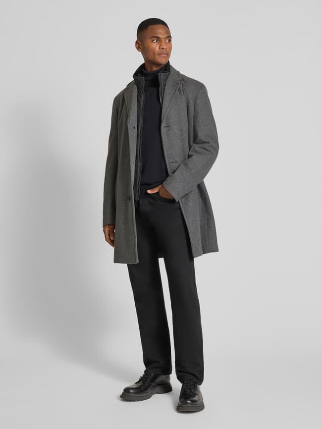 HECHTER PARIS Mantel aus Woll-Mix (graphit) online kaufen