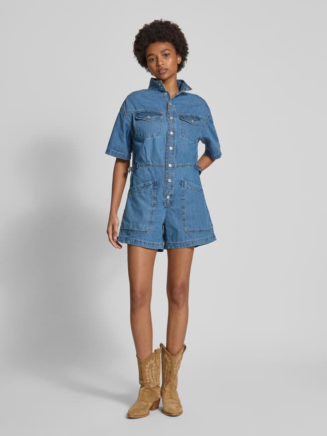 bow.a ボウエー　DENIM SALOPETTE Sサイズ DENIM SALOPETTE | bow.a
