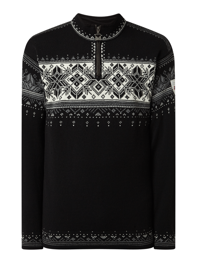 Dale of Norway trui van scheerwol in zwart kopen | P&C