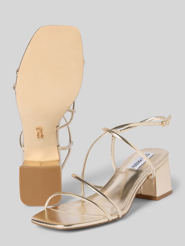Steve Madden Sandalette mit Blockabsatz Modell 'REMMI' (gold