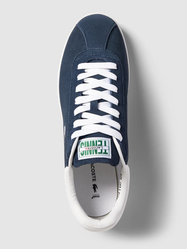 Lacoste Sneaker mit Label-Print Modell 'BASESHOT' (marine) online